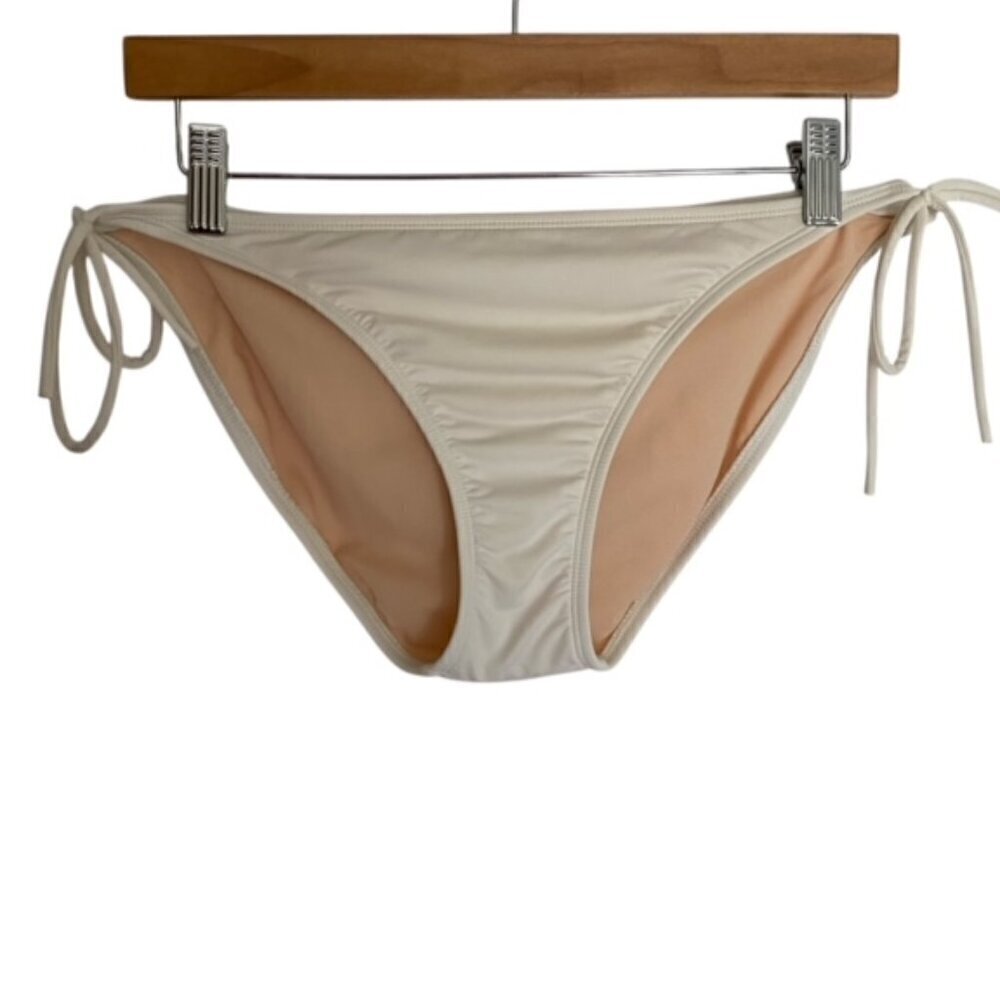Athleta Cream String Bikini Bottoms Large